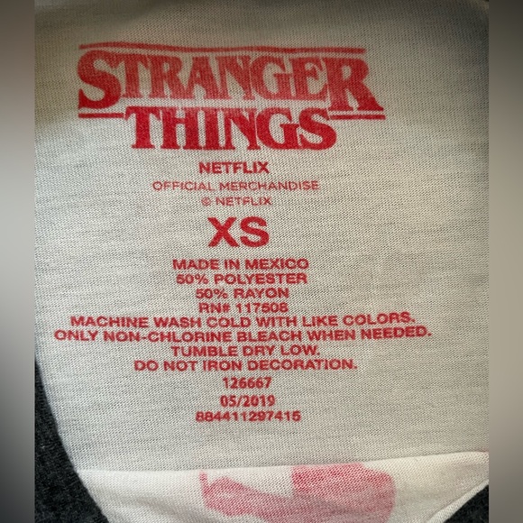 Stranger things t-shirt. In good condition. Worn a few times. - Picture 4 of 5